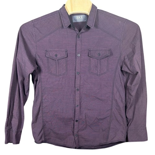 Bke mens athletic fit burgundy - bke,