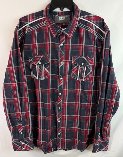 Bke multicolor plaid snap - plaid,